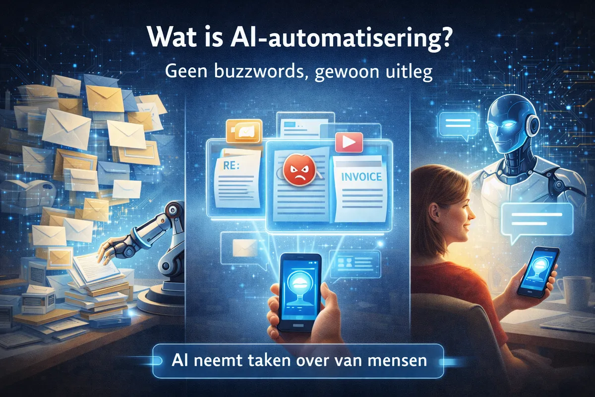 Wat is AI-automatisering? Geen buzzwords, gewoon uitleg
