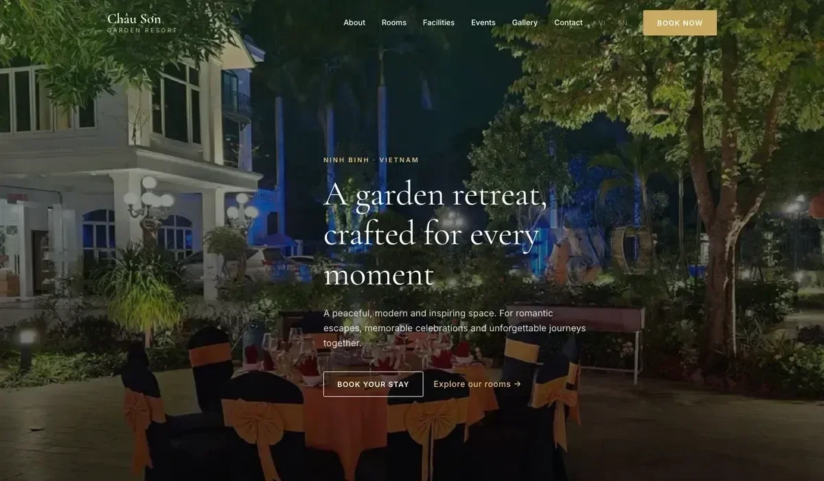 Châu Sơn Garden Resort screenshot