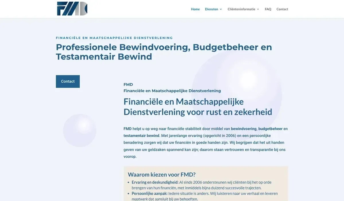 FMD Dienstverlening screenshot