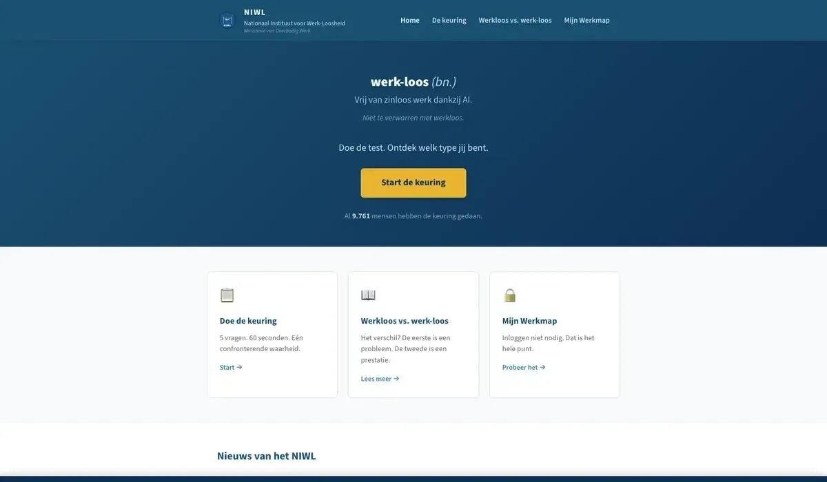 Werk-loos screenshot
